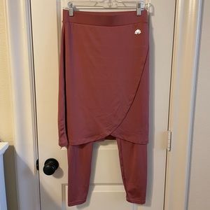 Mauve/Pink Snoga Athletics Wrap Skirt - Size small